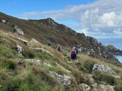 Soon heading across more difficult terrain